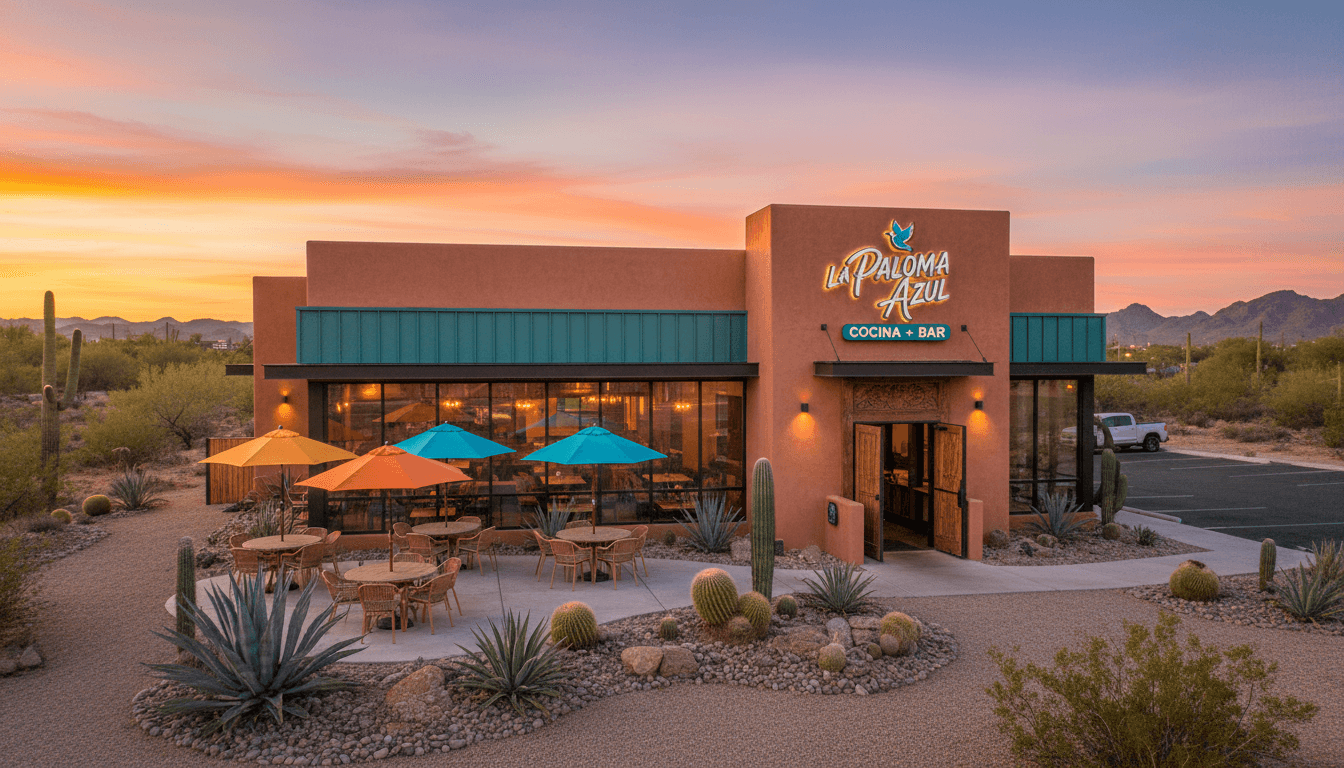 El Tri Tacos y Mariscos restaurant exterior in Peoria, Arizona